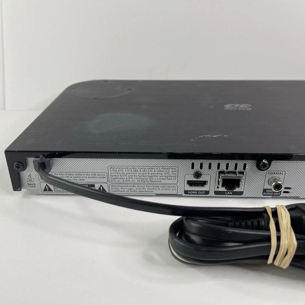 Samsung BD-F5900 3D Wi-Fi Blu-ray DVD Disc Player Tested Works No Remote